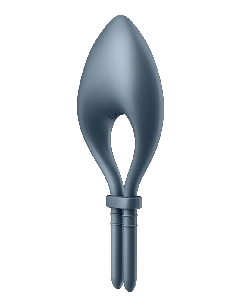 Ласо з вібрацією Satisfyer Bullseye, 4.9х2.5 см (сірий) - фото 4