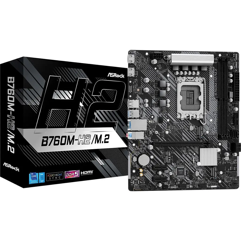 Материнська плата ASRock B760M-H2/M.2 [140027] - фото 4