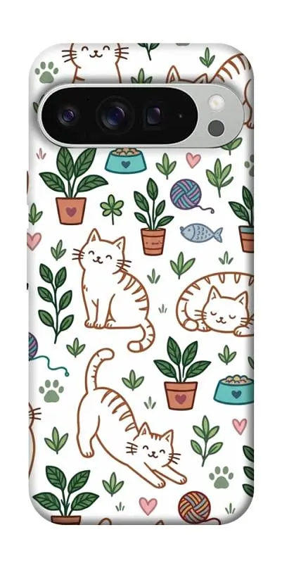 TPU чохол Demsky Cats pattern для Google Pixel 9 Pro XL