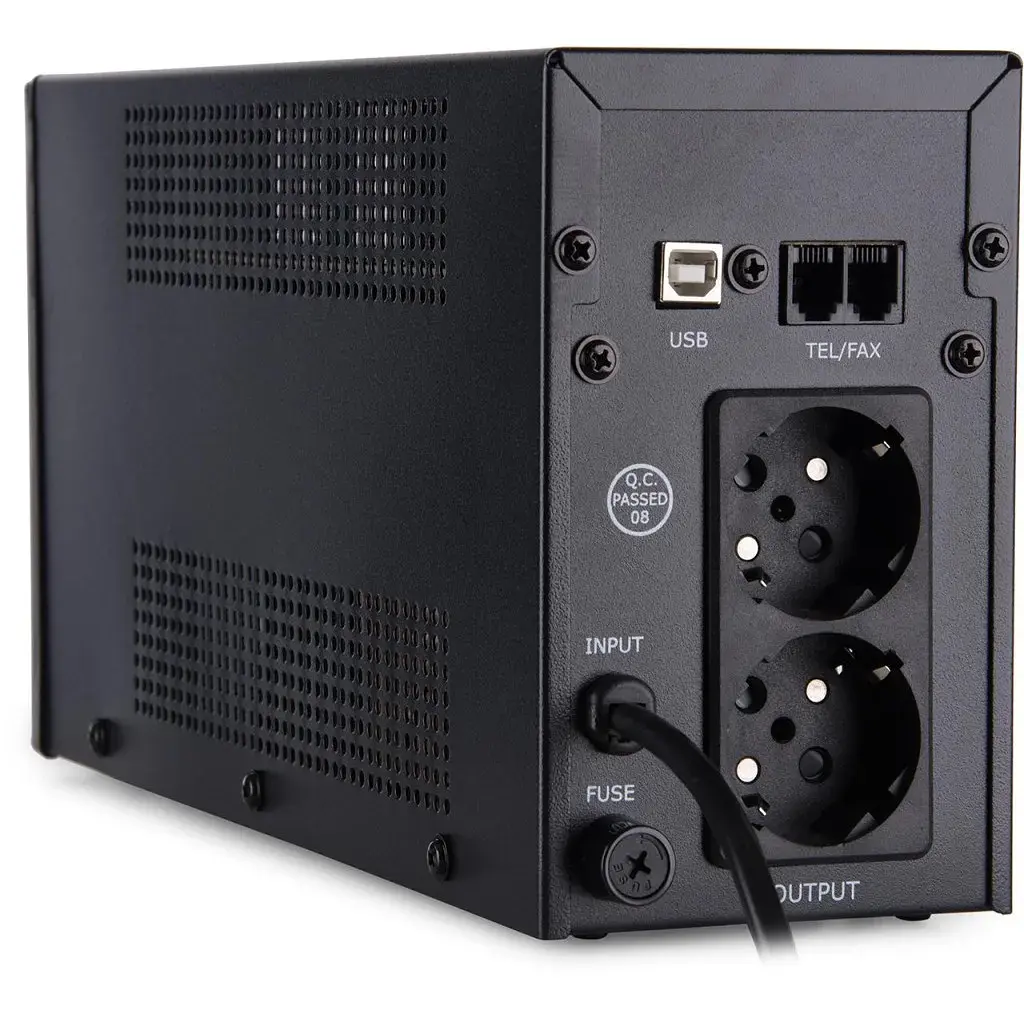 Пристрій безперебійного живлення Vinga LED 600VA metal case with USB (VPE-600MU) - фото 5