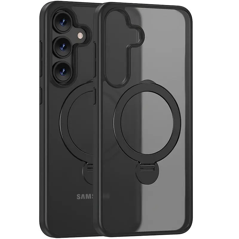 Чохол Ummi Colorful with MagSafe HQ Ring для Samsung Galaxy S25 Black - фото 1