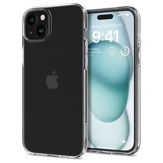 Прозрачный чехол Spigen Crystal Flex Space Crystal для iPhone 15 (ACS06482) - фото 3