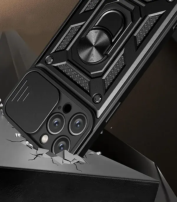 Панель BeCover Military для iPhone 15 Pro Black (709953) - фото 4