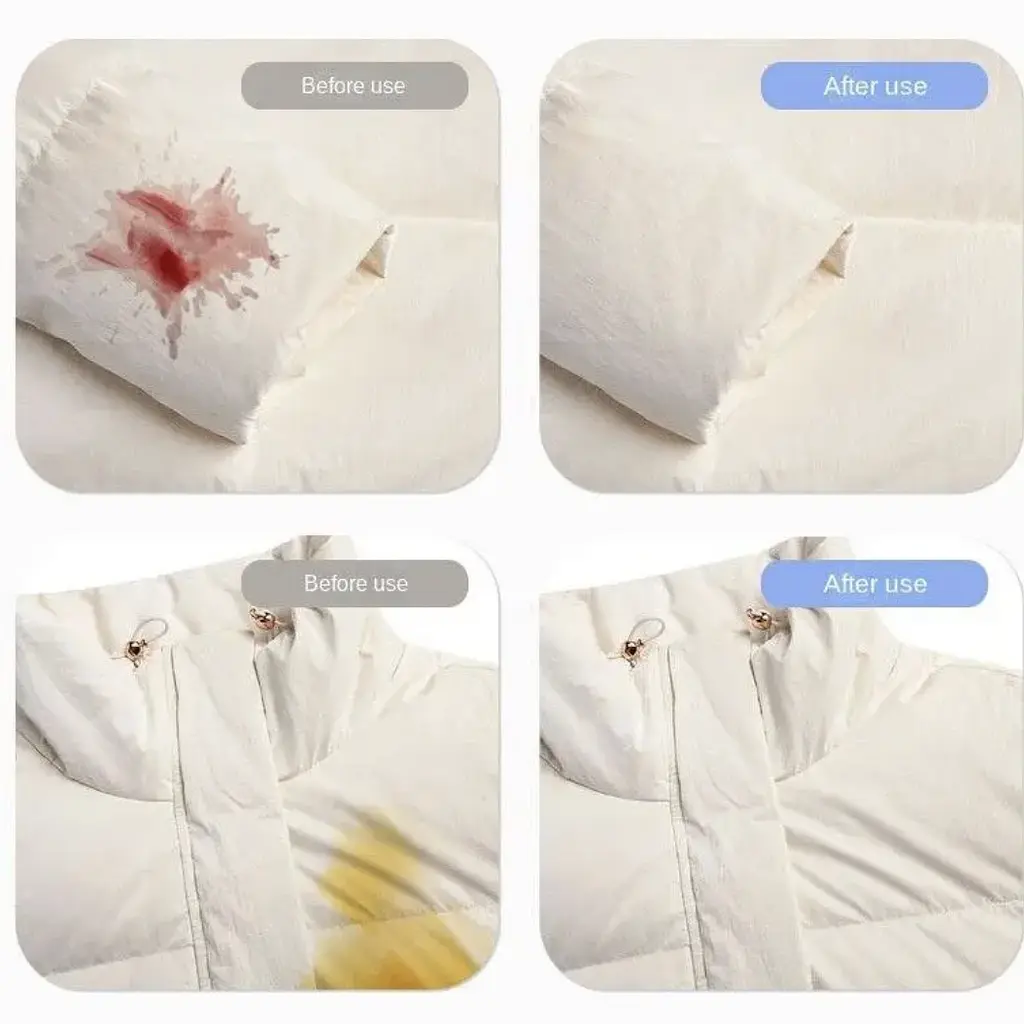 Чистячі вологі серветки 12 серветок з лимоном для пуховика швидке видалення плям без прання одягу - фото 5