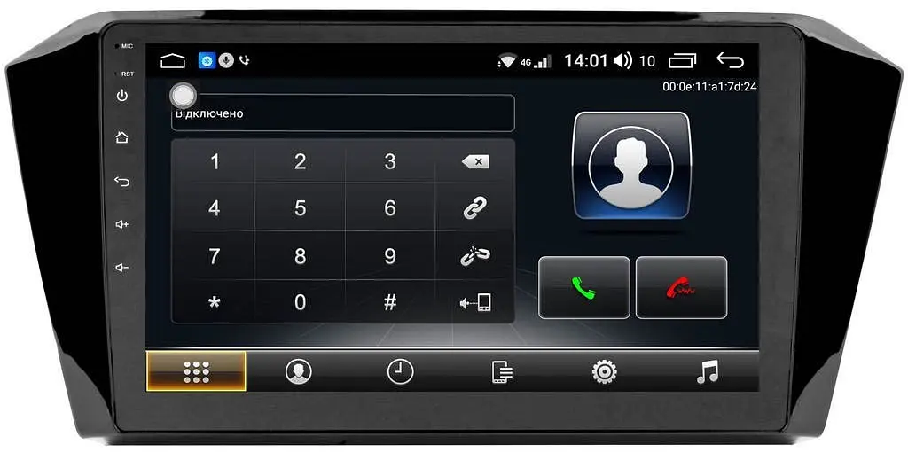 Автомагнитола штатная с 10'' экраном XPRO 10 Android 10.1 4/32 (MER-14140_6215) - фото 6