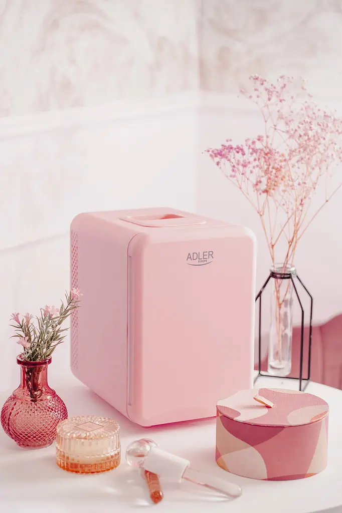 Холодильник (міні бар) Adler AD 8084 pink - фото 9