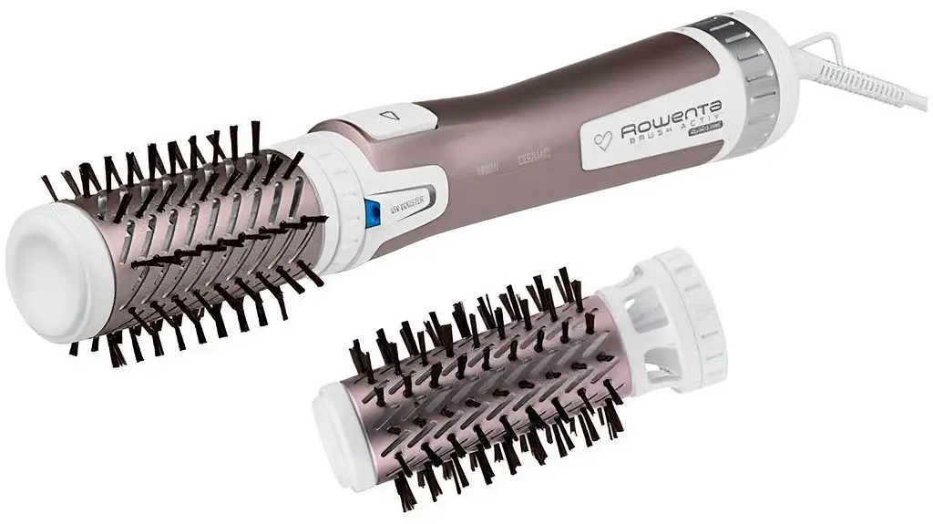 Фен-щетка Rowenta Brush Activ Premium Care CF9540F0 розово-белый - фото 2
