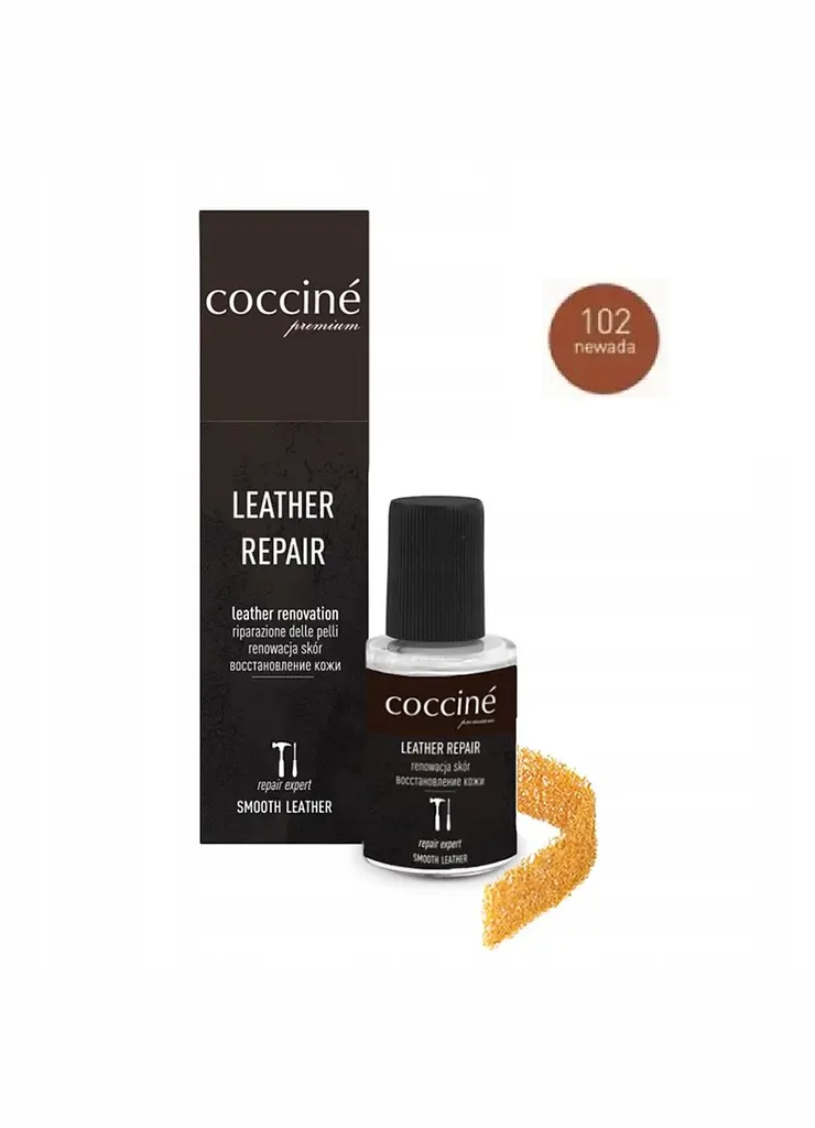Коректор-реставратор Coccine Leather Repair для шкіри, невада, 10 мл
