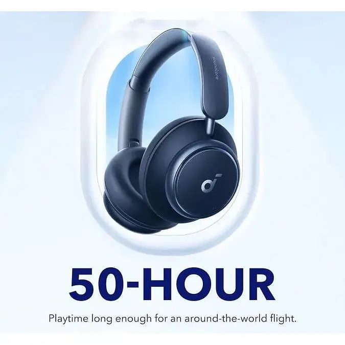 Навушники бездротові Anker SoundCore Space Q45 сині - фото 7