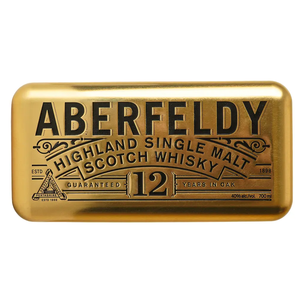 Виски Aberfeldy Gold Bar 12 yo 40% 0.7 л в подарочной коробке - фото 2