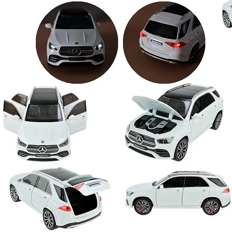Колекційна металева модель автомобіля АвтоЕксперт Mercedes-Benz GLE 350 з інерцією, світлом та звуком 1:24 - фото 10