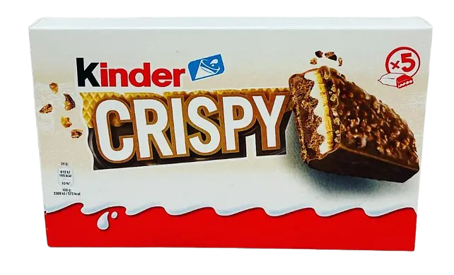Шоколадні батончики Kinder Crispy 5 шт х 34 г