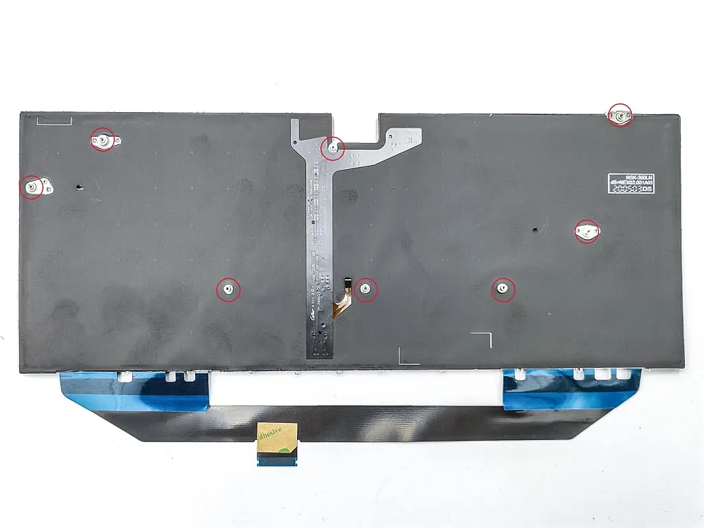 Клавіатура для Huawei MateBook X Pro W19C W19B W29C MACH-W19 (RU Black з підсвічуванням) Оригінал - фото 2