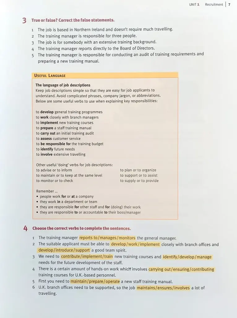 English for the Human Resources Industry: Student's Book Pack - фото 6