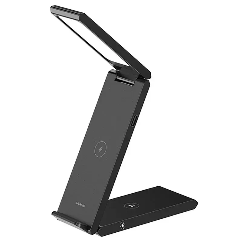 БЗП Usams US-CD181 15W 3in1 with Table Lamp Black - фото 2
