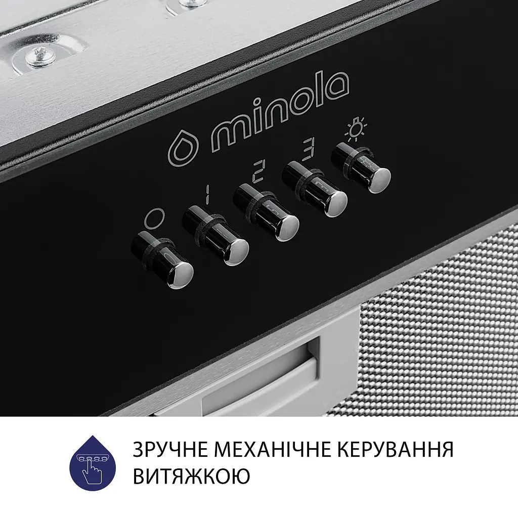Витяжка повновбудована MINOLA HBI 5262 BL GLASS 700 LED - фото 5