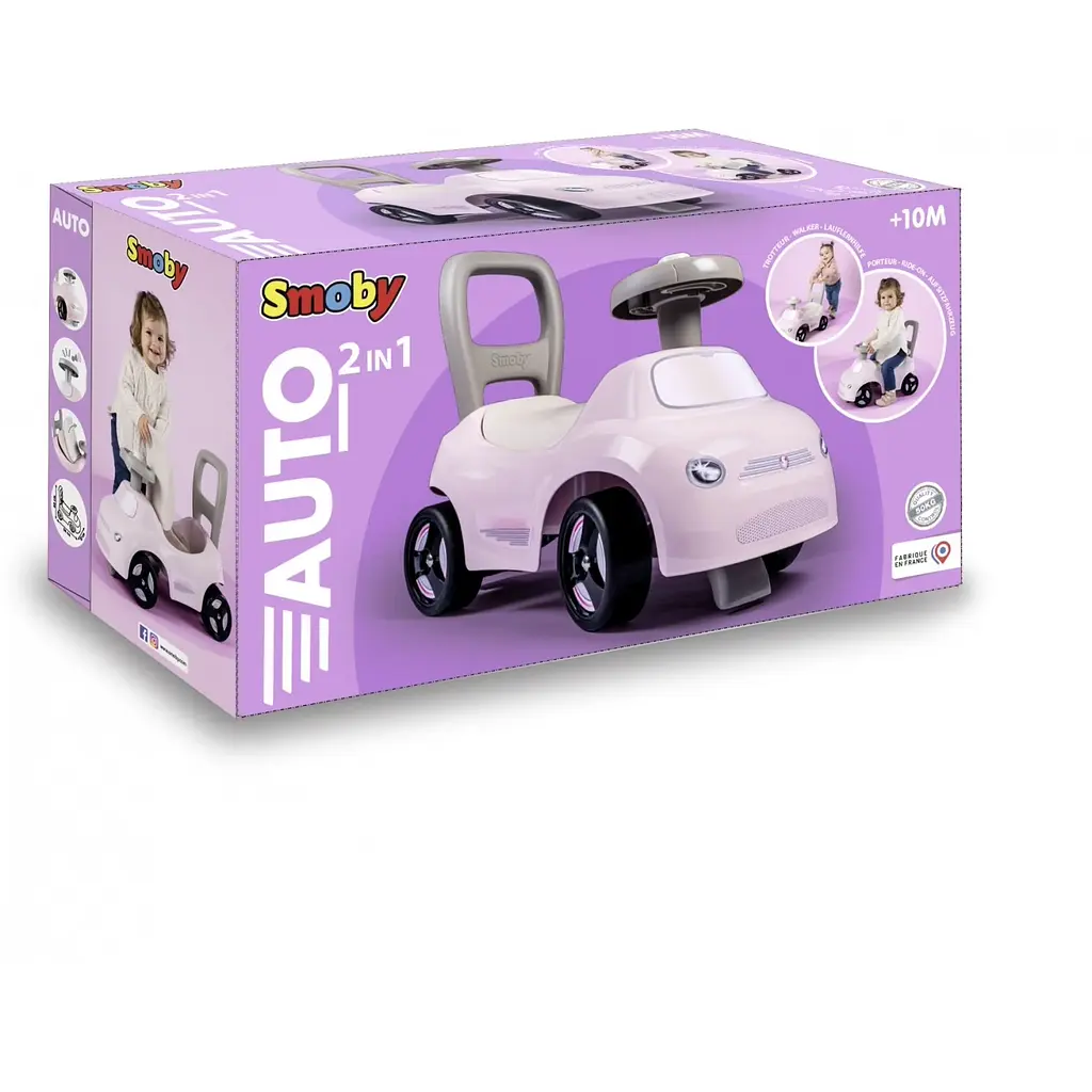 Машина для катання малюка Smoby Toys 54х27х40 см рожева (720542) - фото 3