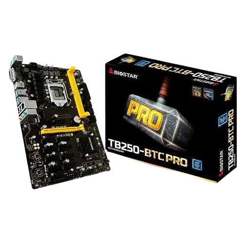 Материнська плата Biostar TB250-BTC PRO 1151v1 (TB250-BTC PRO) Б/В