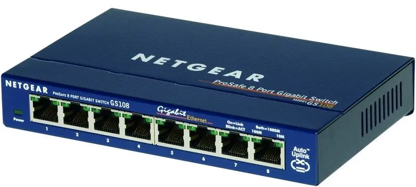 Комутатор GS108GE 8xGE, Некерований NETGEAR teh0018177 - фото 4