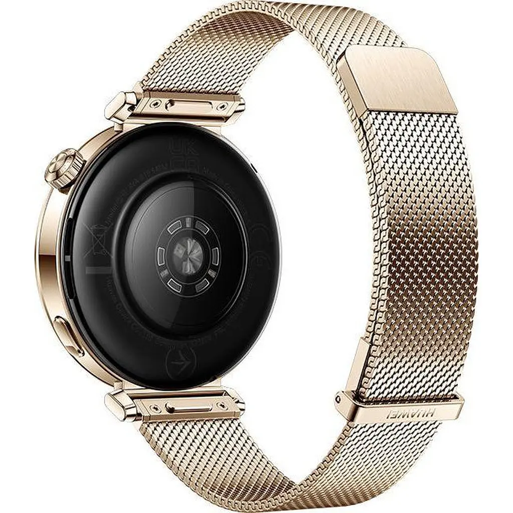 Умные часы HUAWEI Watch GT5 41 mm золотистые - металлический ремешок Milanese - фото 7