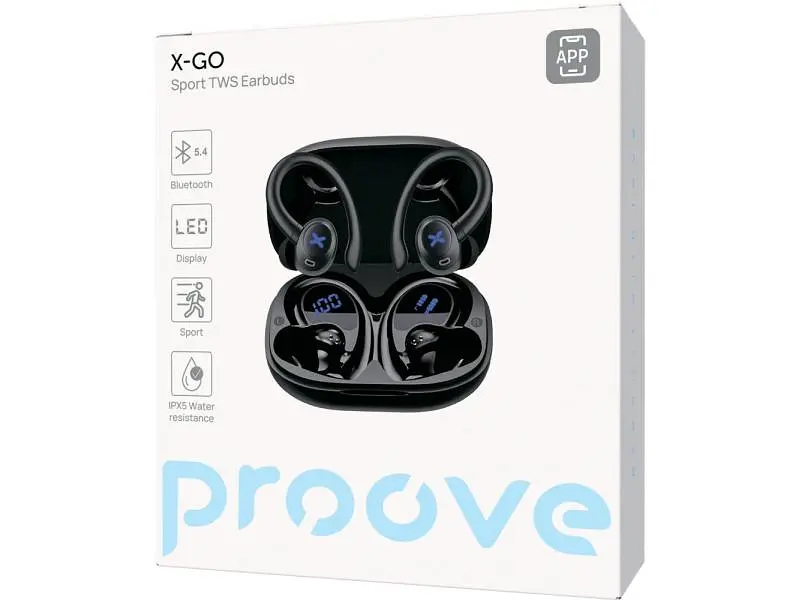 Навушники TWS Proove X-Go (APP) Black (TWXG0001AP01) - фото 5