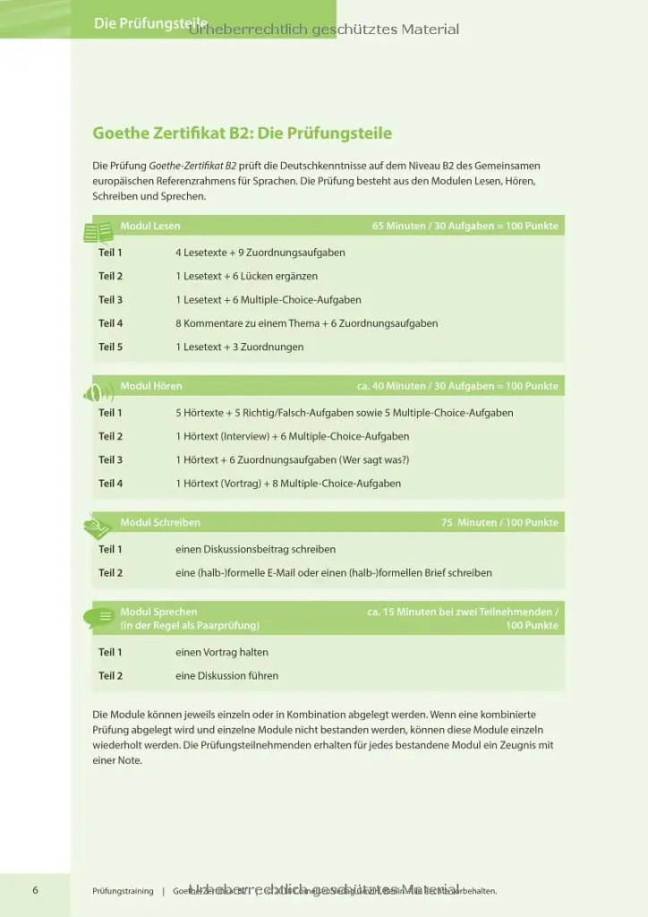 Prufungstraining DaF: Goethe-Zertifikat B2 als E-Book mit Audios online - фото 4
