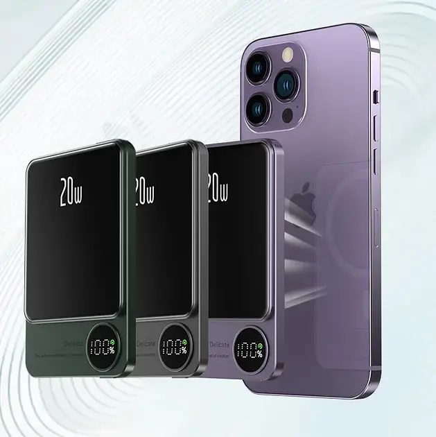 Портативний зарядний пристрій Power Bank Q9 5000 mAh ∙ Бездротовий повербанк з технологією Power Bank Q9 5000 mAh - фото 3