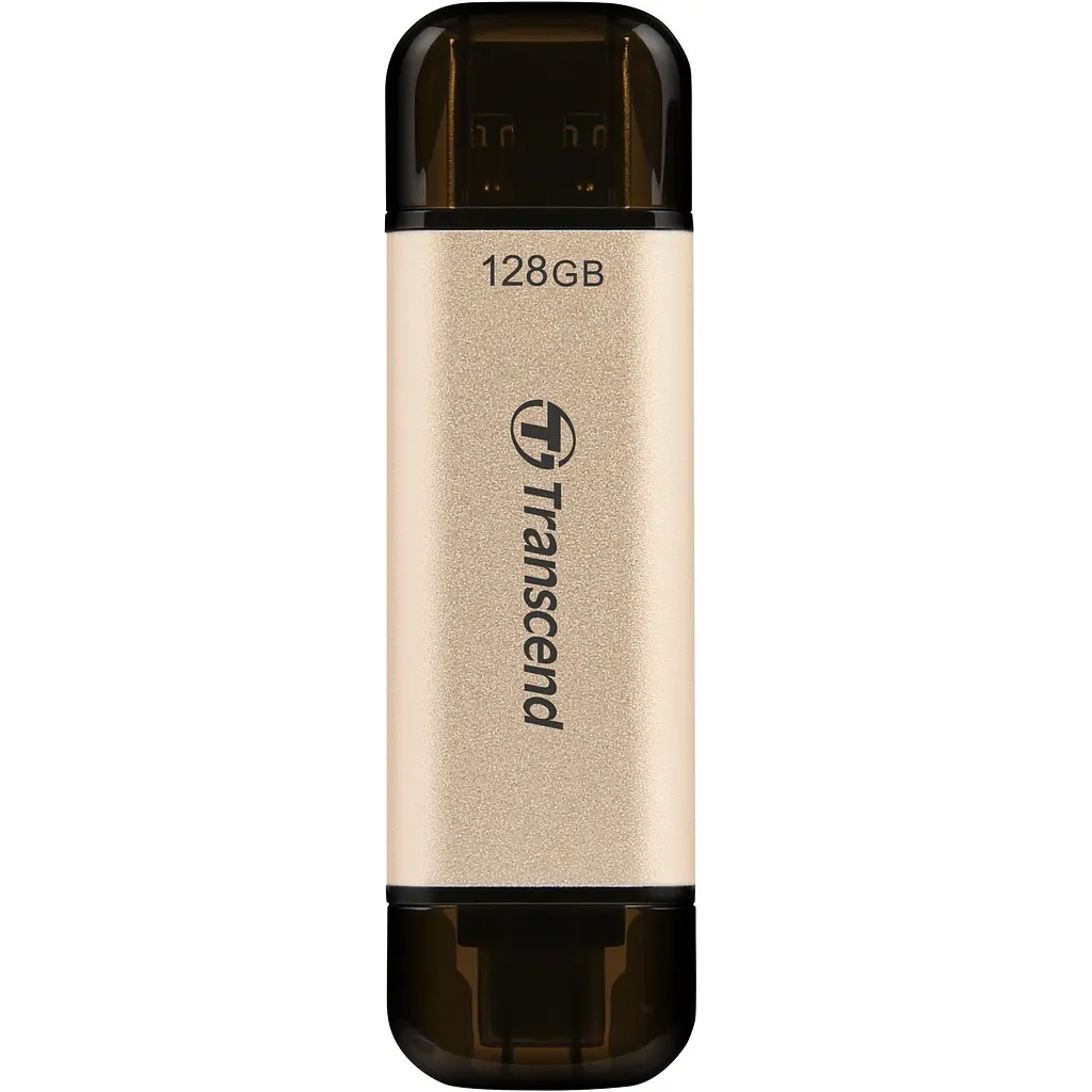 Накопитель 128GB USB 3.2 Type-A + Type-C JetFlash 930 R420/W400MB/s Черный Transcend teh0013382 - фото 2