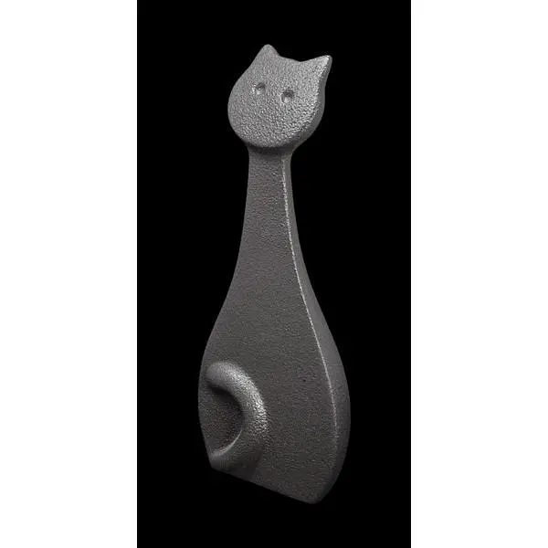 Статуетка Linea Sette Ceramiche N700/B Кіт 34 см, темно-сіра - фото 2