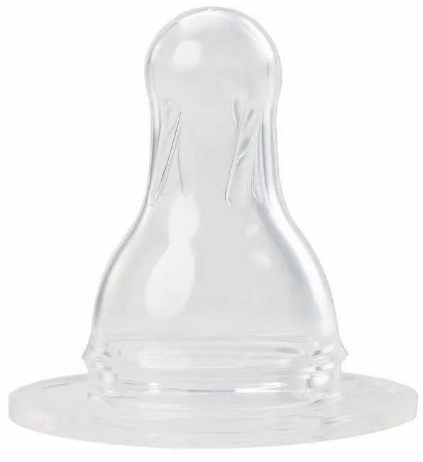 Силіконова соска Baby-Nova, кругла, для каші, 0+ міс., 2 шт. (3961160) - фото 2