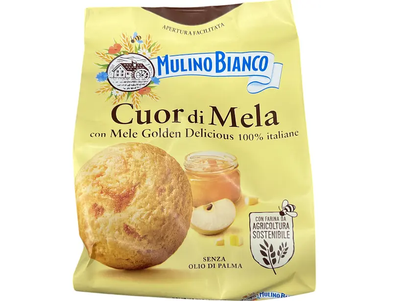 Печиво Mulino Bianco Cuor di Mela з яблучним джемом 300 г (8076809580670)