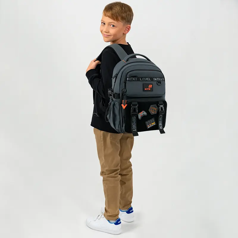 Рюкзак Kite Education 1022 Game Zone Сірий (K26-1022M-3) - фото 22