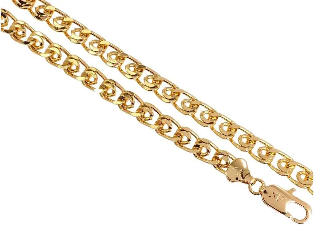 Ланцюжок XUPING Позолота 18K "Плетіння Лав" довжина 45см х 7мм 046584