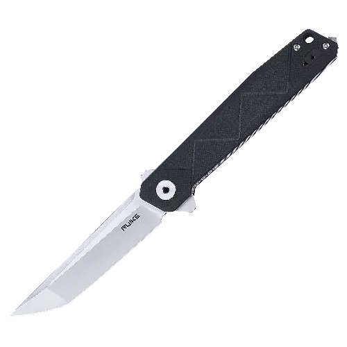 Складаний ніж Ruike P127-B 9,1 см 14C28N G10 чорний - фото 2