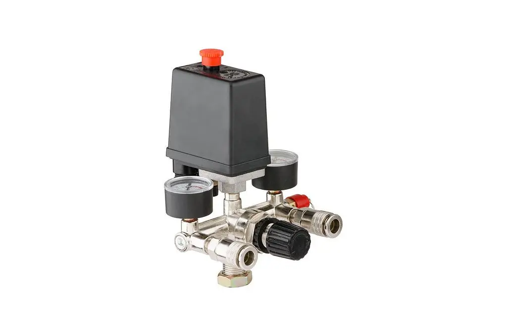 Прессостат реле тиску для компресора в зборі Intertool 2 виходу PT-9094 - фото 3