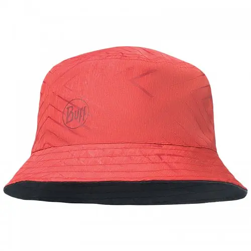 Панама Buff Travel Bucket Hat M/L Синій-Червоний - фото 2