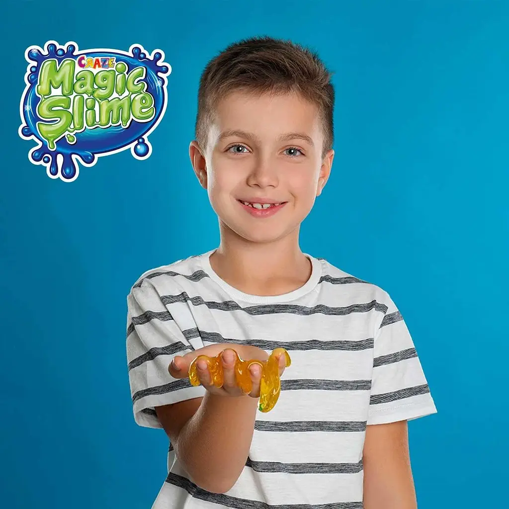 Слайм Craze Magic Slime у тубі з брелоком антистрес-іграшка синій 20 мл (SKU-291.6) - фото 6