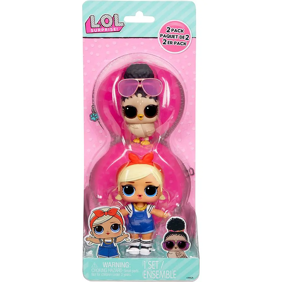 Набор игровых фигурок L.O.L. Surprise OPP Tot + Pet Шорти и Фокси (987833) - фото 3