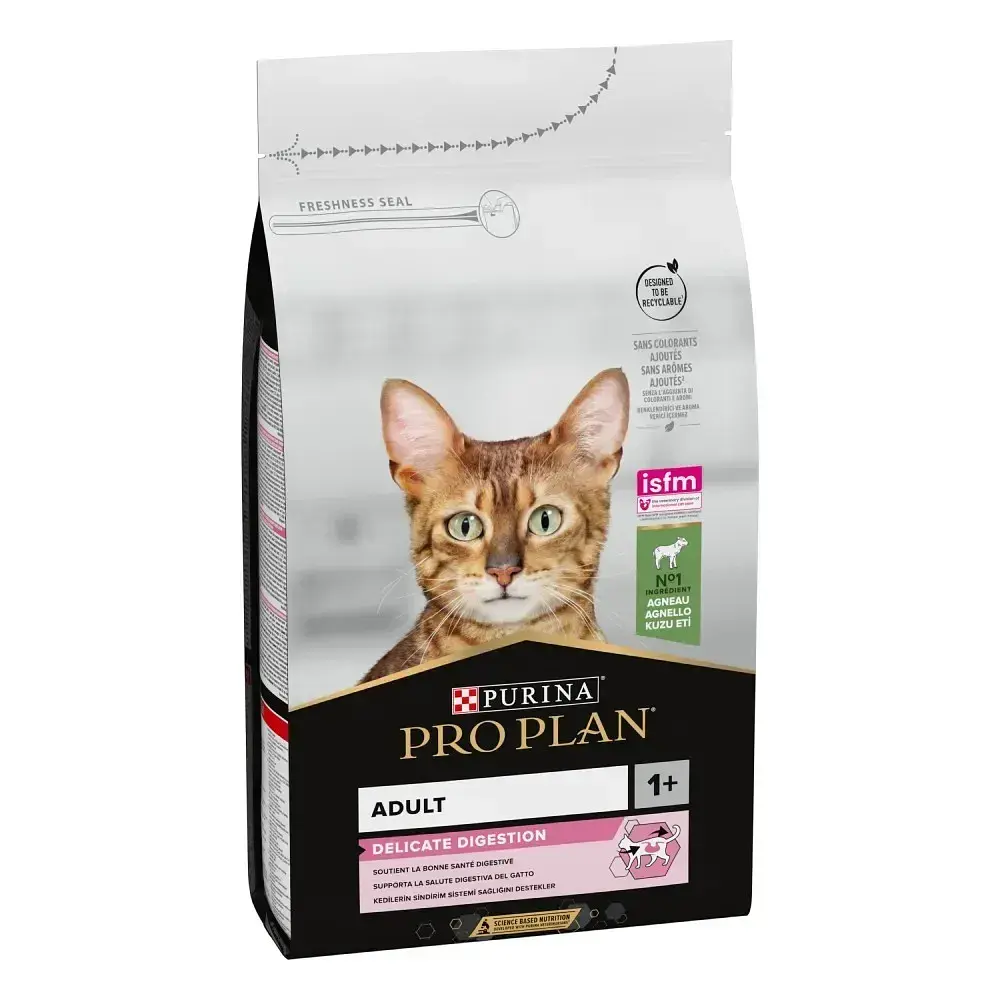 Сухий корм для котів Purina Pro Plan Delicate Adult з ягням 1.5 кг 12370530 - фото 2