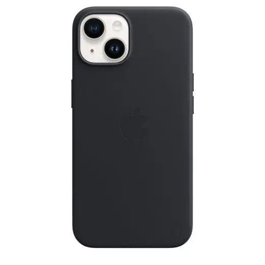 Чохол CasePro Leather Case with MagSafe Midnight для iPhone 14 Plus - фото 4