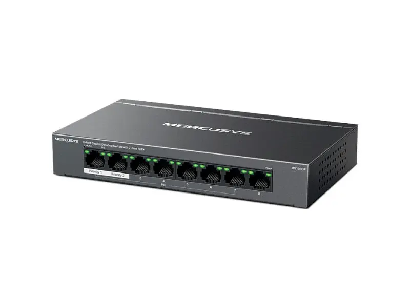 Комутатор Mercusys MS108GP некерований