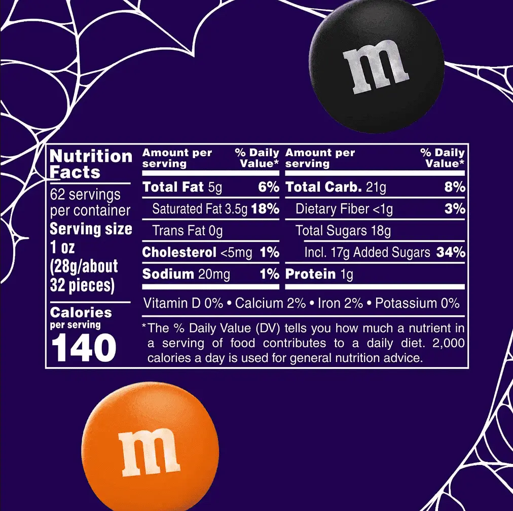Драже M&M's Milk Chocolate Halloween Candy 1757г - фото 7