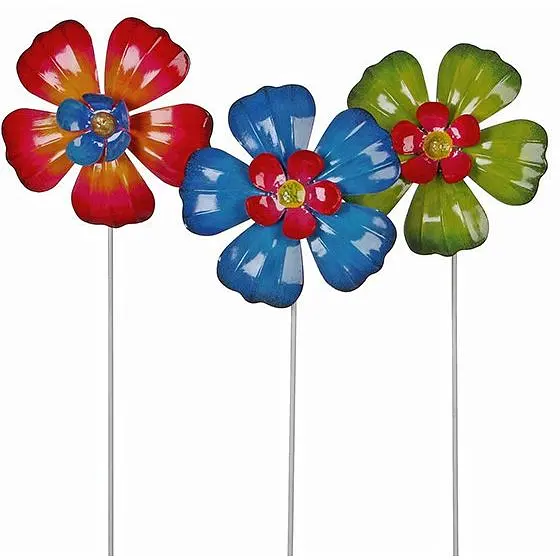 Фігурка декоративна садова Greenware Квітка, зелений - фото 2