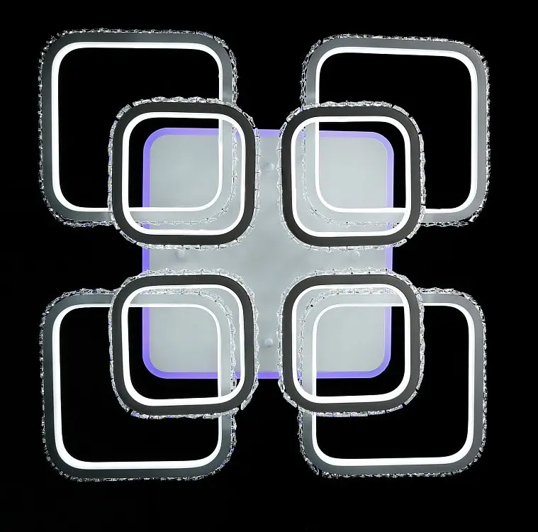 Стельова LED люстра з пультом і нічником Splendid-Ray 30-4023-13 - фото 9