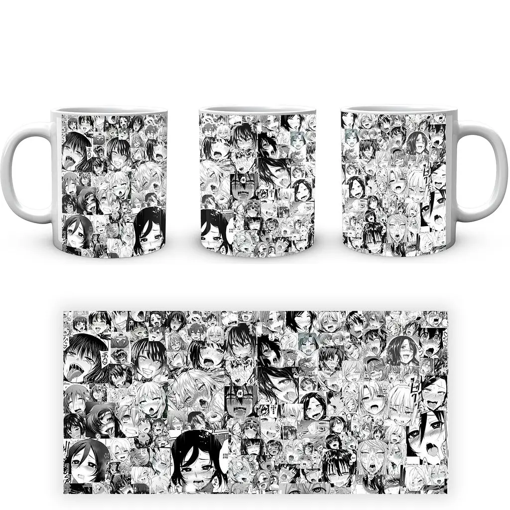 Кухоль GeekLand Ahegao Ахегао anime A 02.38 330 мл білий - фото 4