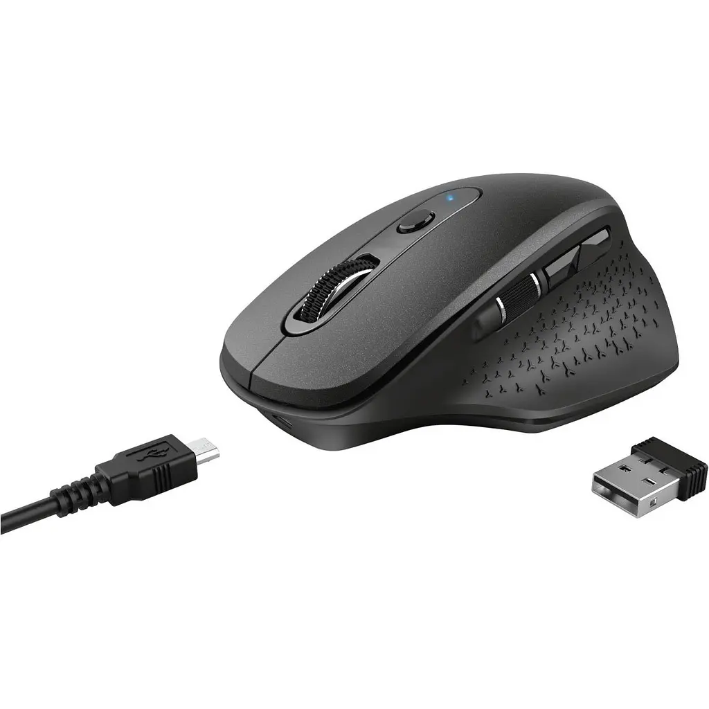 Мышь Trust Ozaa Rechargeable Wireless Black [23812] [93104] - фото 5