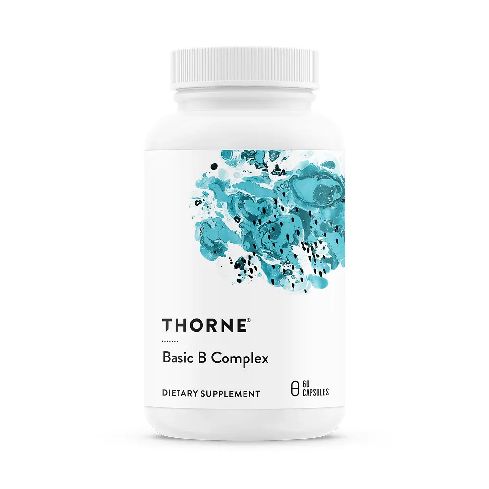 Вітаміни та мінерали Thorne Basic B Complex, 60 капсул