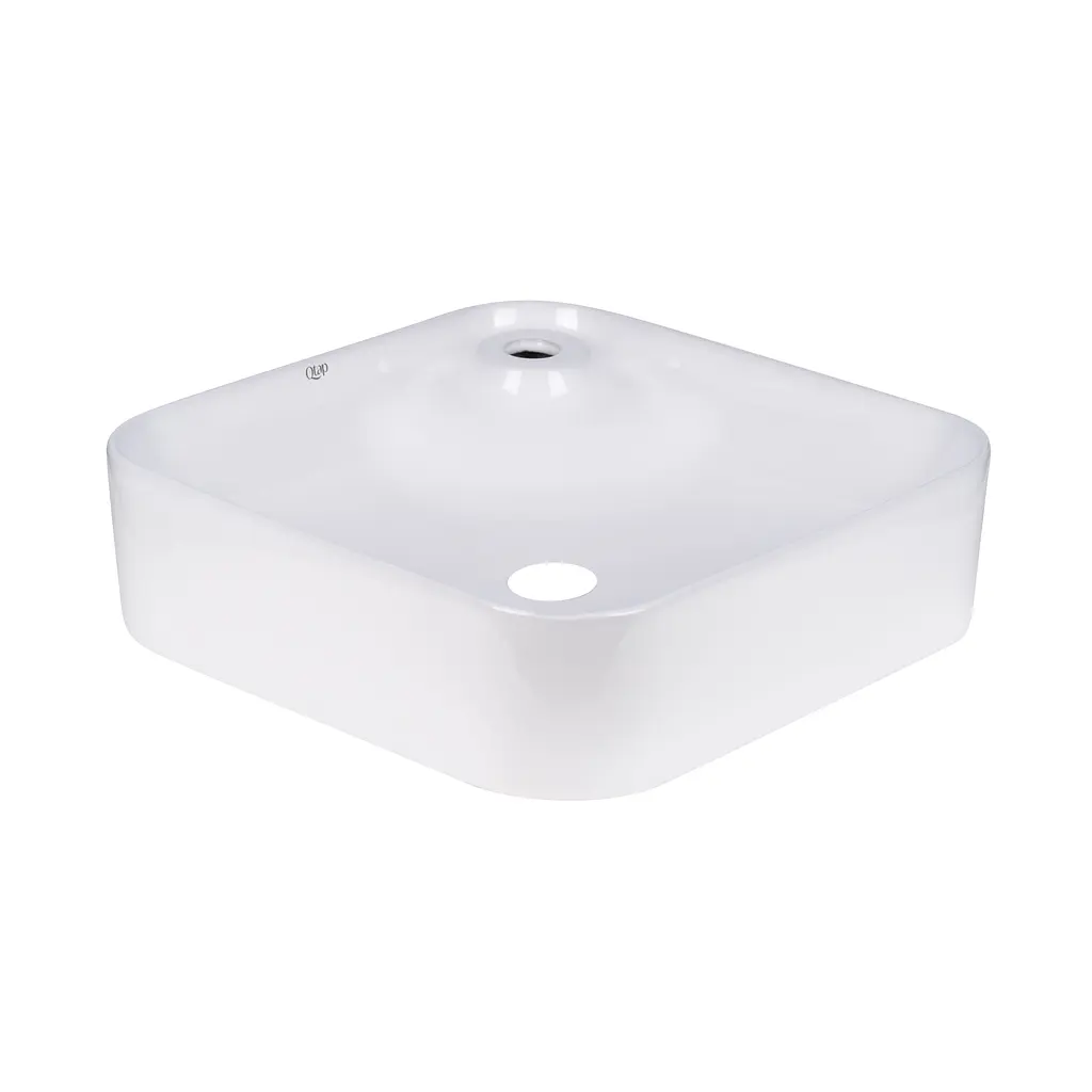 Умивальник Qtap Stork 430x430x125 White QT15116137W, Білий - фото 4