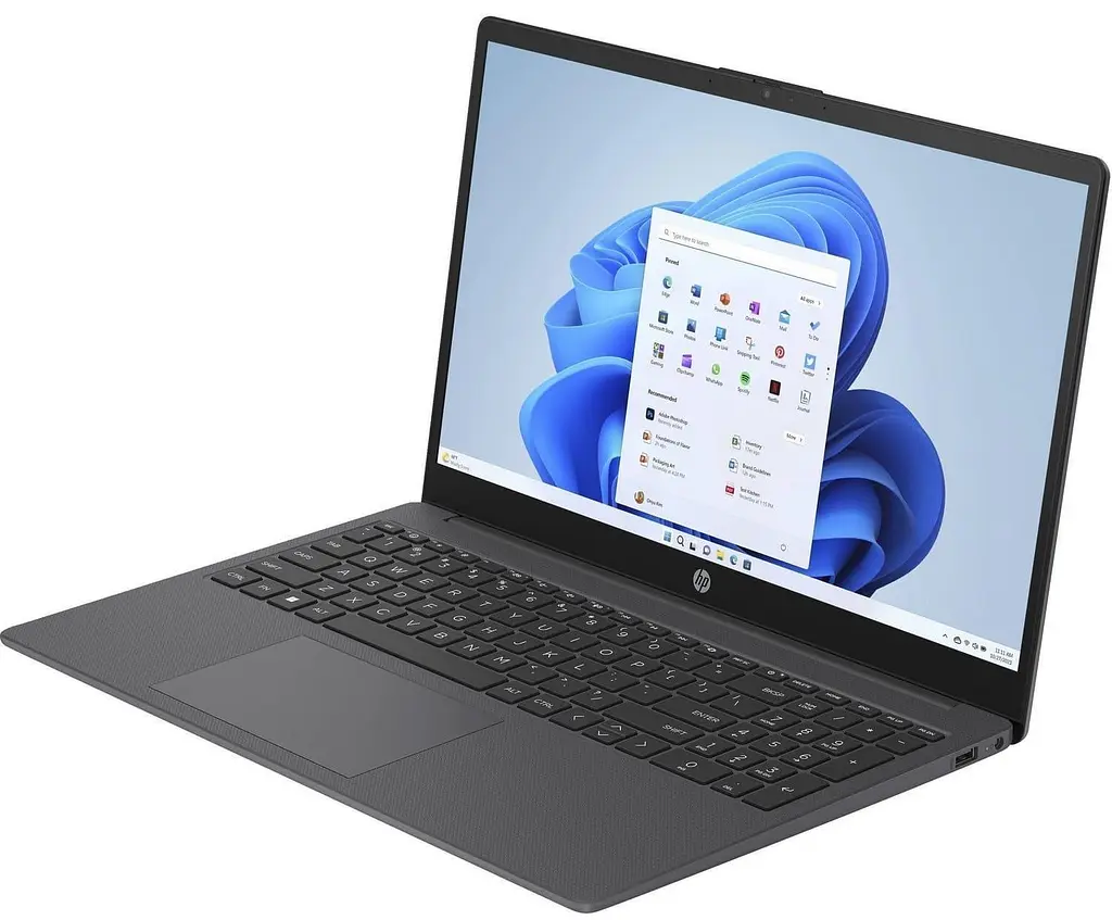 Ноутбук HP 15.6 15-fc0316ua FHD IPS/Ryzen 5 7520U/16GB/512SSD/UMA/DOS/Grey (D06H4EA) - фото 3