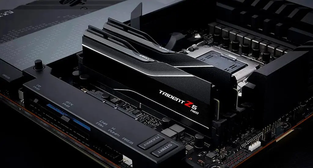 Модуль пам'яті DDR5 G.Skill Trident Z5 Neo 2x32GB 6000MHz Black (F5-6000J3040G32GX2-TZ5N) [102617] - фото 4